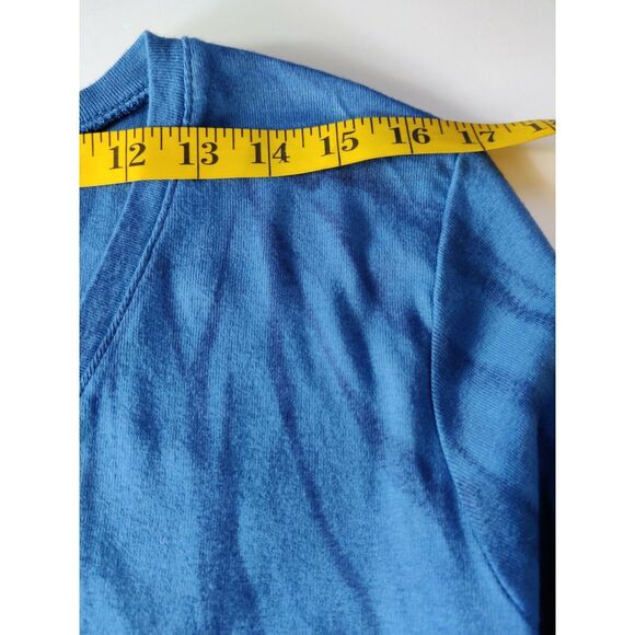 Nature Art Lynn Yang Embroidered 3/4 Sleeve Top Blue Womens Size Large - Picture 8 of 11